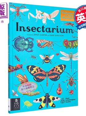 昆虫馆 欢迎来到博物馆系列 英文原版 Insectarium Dave Goulson Emily Carter 科普读物【中商原版】