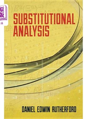 海外直订Substitutional Analysis 替代分析