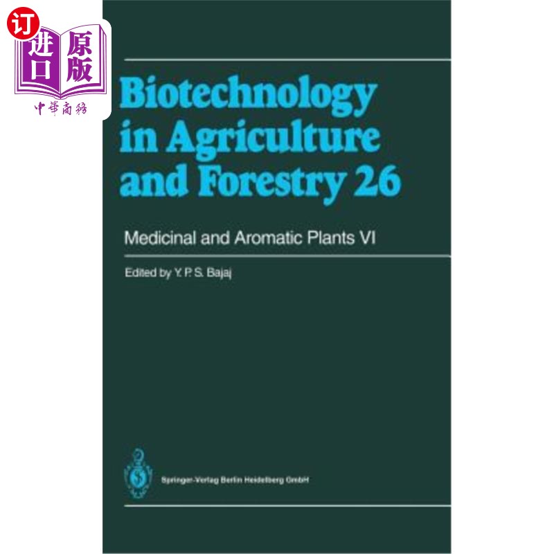 海外直订Medicinal and Aromatic Plants VI 药用和芳香植物6
