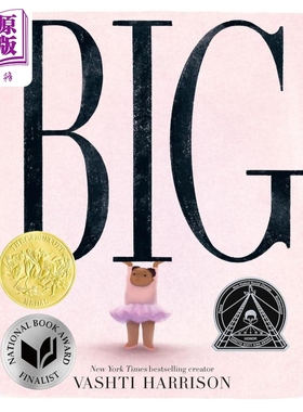 凯迪克 大 2024金奖 Vashti Harrison Big 英文原版 儿童绘本故事图画书 亲子绘本 进口精装童书 3-6岁 名家绘本【中商原版】