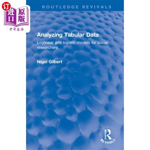 海外直订Analyzing Tabular Data 分析表格数据