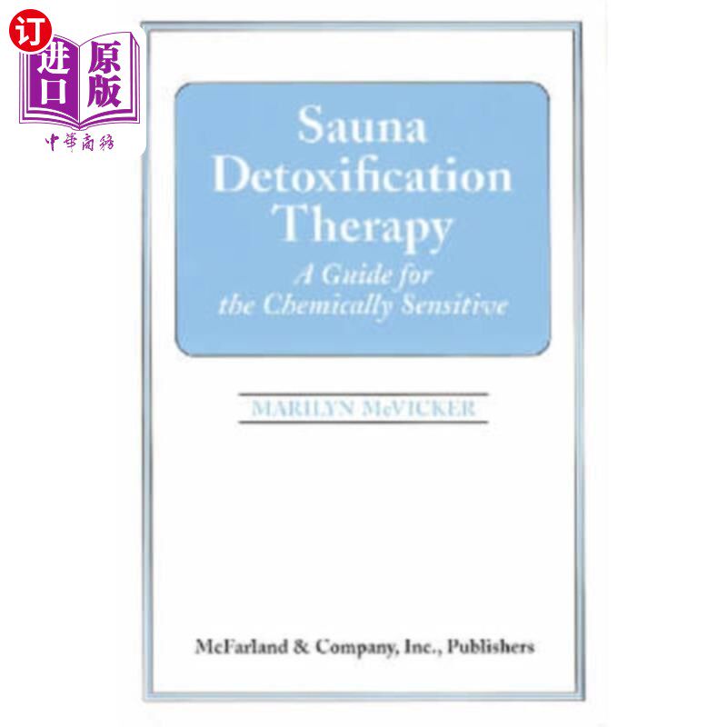 海外直订医药图书Sauna Detoxification Therapy 桑拿排毒疗法