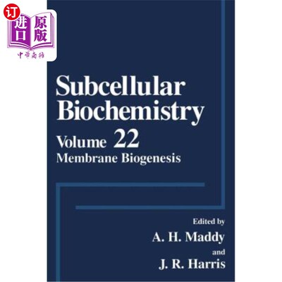海外直订Membrane Biogenesis 膜生物发生