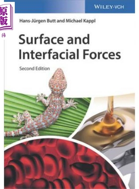 现货 Surface And Interfacial Forces 2E 表面和界面的力量 Hans-Jurgen Butt 英文原版【中商原版】