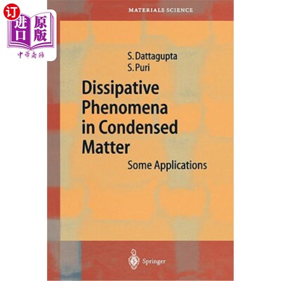 海外直订Dissipative Phenomena in Condensed Matter: Some Applications 凝聚态中的耗散现象及其应用