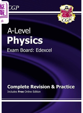 英国CGP  A-Level Physics: Edexcel Year 1 & 2 Complete Revision & Practice with Online Edition【中商原版】