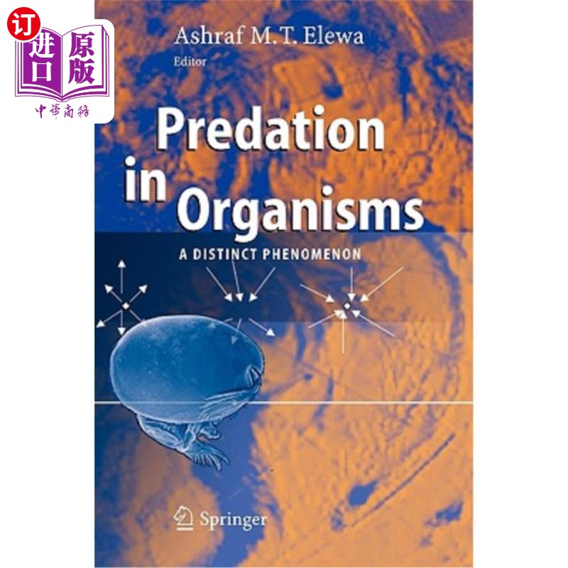 海外直订Predation in Organisms: A Distinct Phenomenon 生物捕食：一种独特的现象
