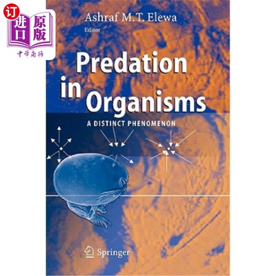 海外直订Predation in Organisms: A Distinct Phenomenon 生物捕食：一种独特的现象