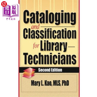 海外直订Cataloging and Classification for Library Techni... 图书馆技术人员编目与分类，第二版