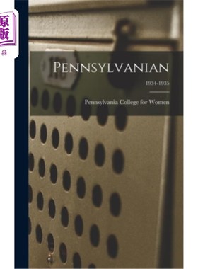 海外直订Pennsylvanian; 1934-1935 宾夕法尼亚州的;1934 - 1935