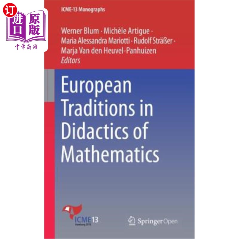 海外直订European Traditions in Didactics of Mathematics 欧洲数学教学法传统