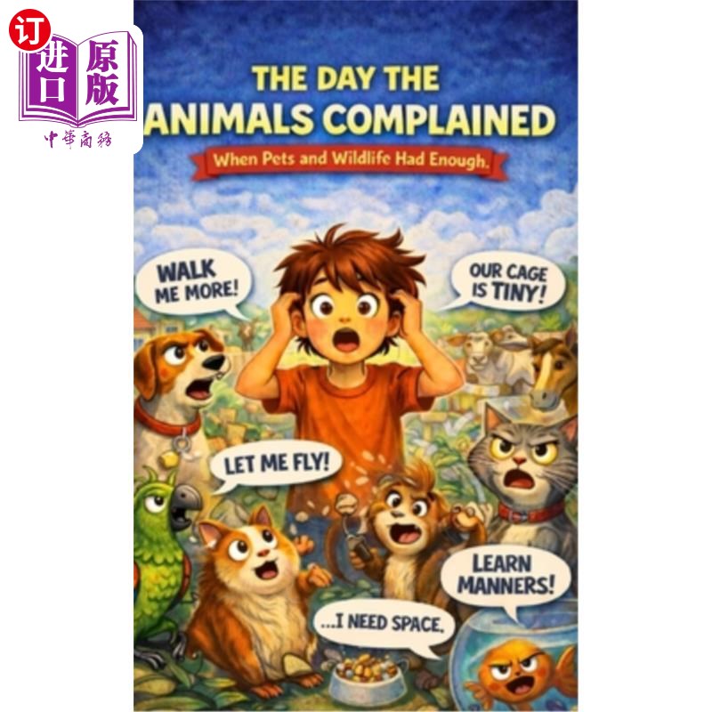 海外直订The Day The Animals Complained: When Pets And Wildlife Had Enough 动物抱怨的那一天:当宠物和野生动物受够了