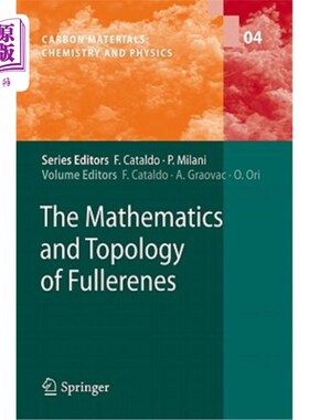 海外直订The Mathematics and Topology of Fullerenes 富勒烯的数学和拓扑学