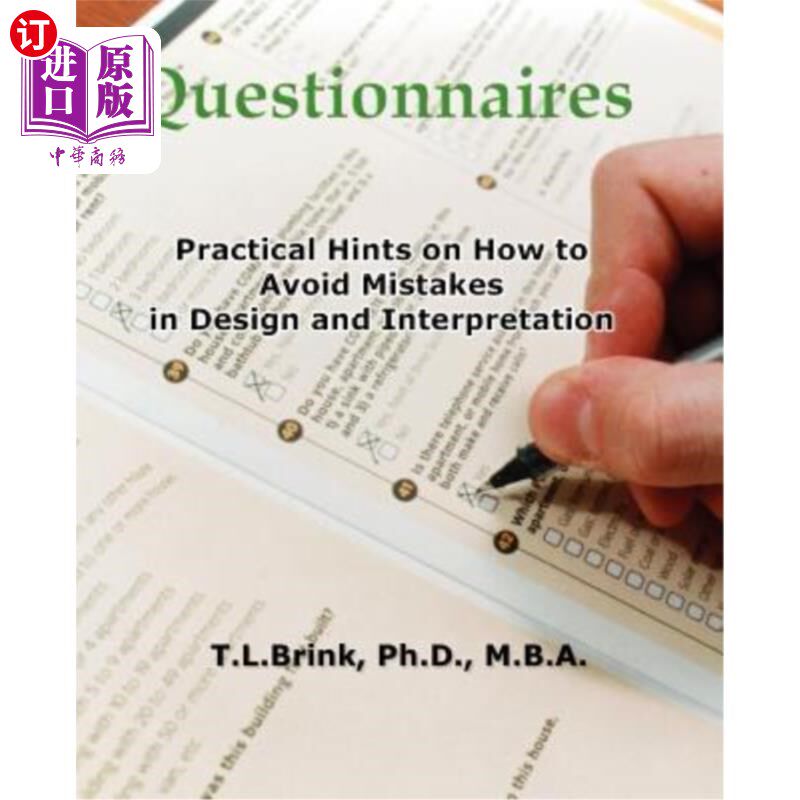 海外直订Questionnaires: Practical Hints on How to Avoid Mistakes in Design and Interpret
