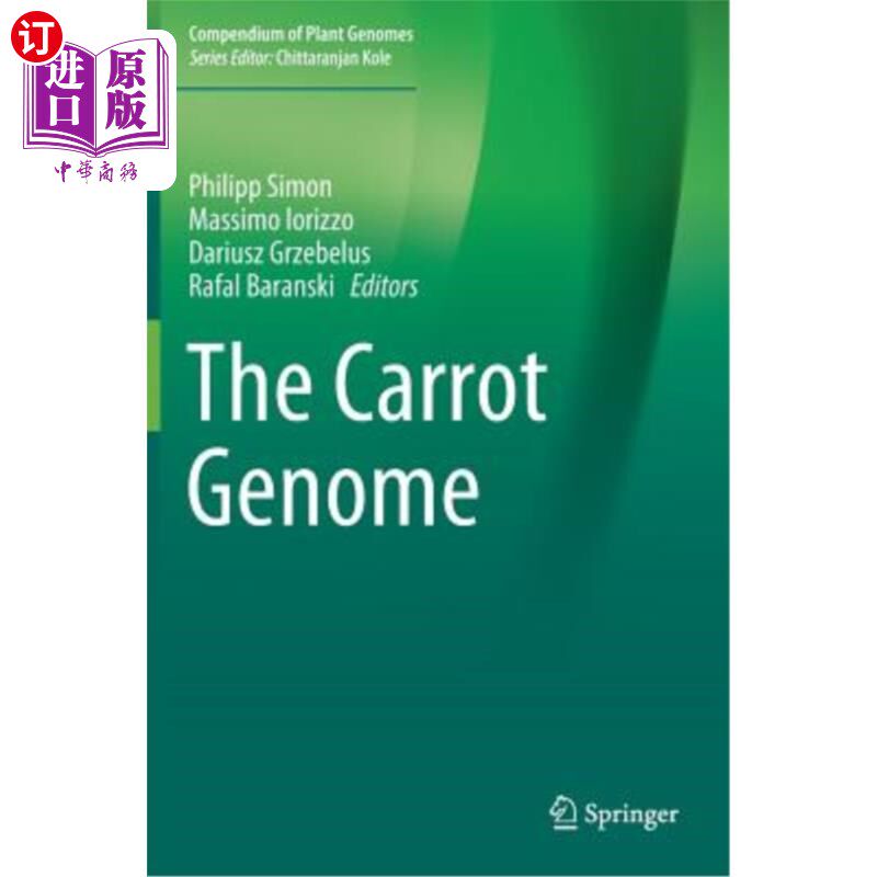 海外直订The Carrot Genome 胡萝卜基因组