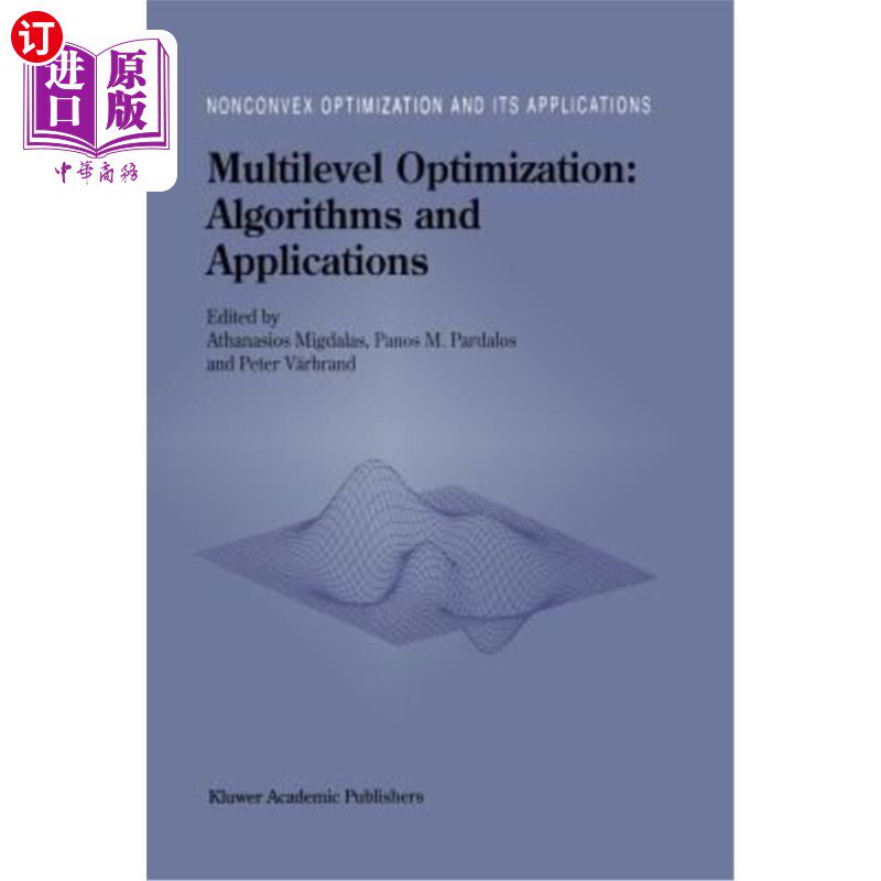 海外直订Multilevel Optimization: Algorithms and Applications 多级优化：算法与应用