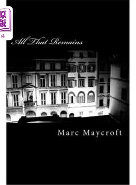 海外直订All That Remains 剩下的一切