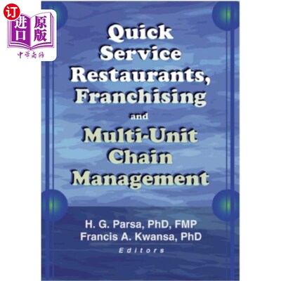 海外直订Quick Service Restaurants, Franchising, and Mult... 快速服务餐厅，特许经营，和多单位连锁管理