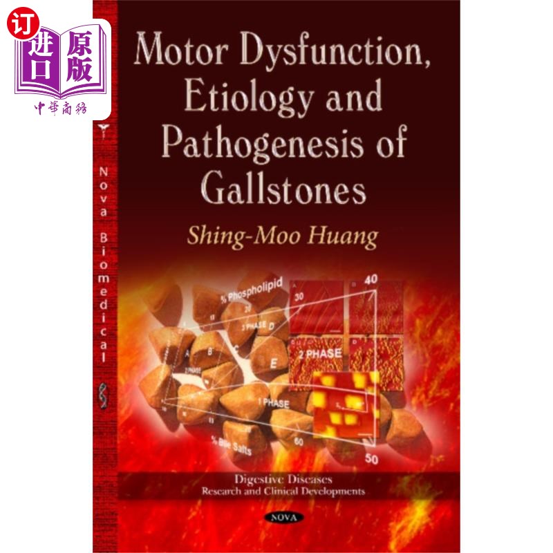 海外直订医药图书Motor Dysfunction, Etiology & Pathogenesis of Gallstones 运动功能障碍与胆结石的病因病机