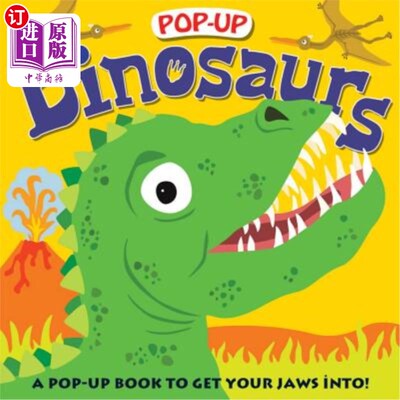 海外直订Pop-Up Dinosaurs: A Pop-Up Book to Get Your Jaws Into 弹出式恐龙：一本让你的下巴进入的弹出式书籍