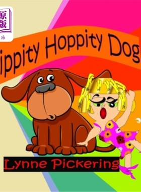 海外直订Hippity Hoppity Dog: He was a big scared puppy. 嬉皮狗：它是一只大而害怕的小狗。