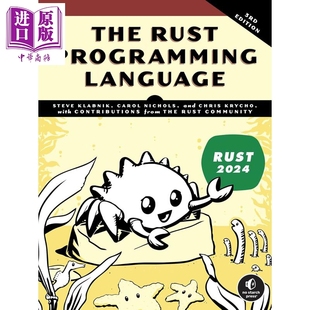 预售 Rust程序设计语言 第3版 The Rust Programming Language 英文原版 Steve Klabnik Carol Nichols Chris Krycho【中商原版】
