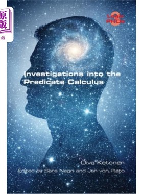 海外直订Investigations into the Predicate Calculus 谓词演算研究