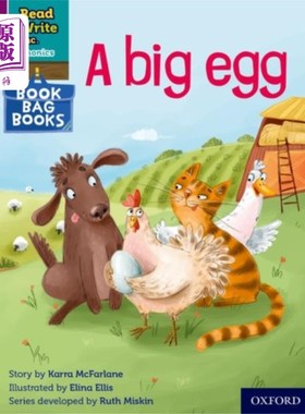 海外直订Read Write Inc. Phonics: Purple Set 2 Book Bag B... Read Write公司拼读:紫色套装2书袋书2一个大鸡蛋