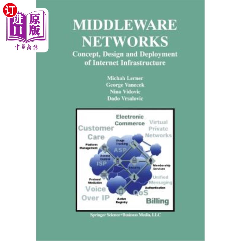 海外直订Middleware Networks: Concept, Design and Deployment of Internet Infrastructure 中间件:互联网基础设施的