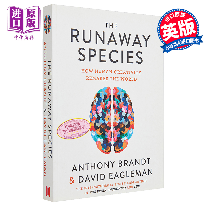 现货 【中商原版】创新宣言 英文原版 The Runaway Species David Eagleman 科普读物