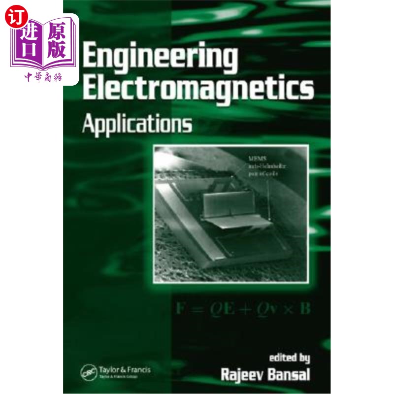 海外直订Engineering Electromagnetics: Applications 工程电磁学:应用