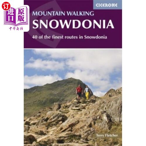 海外直订Mountain Walking in Snowdonia 斯诺登尼亚的徒步旅行