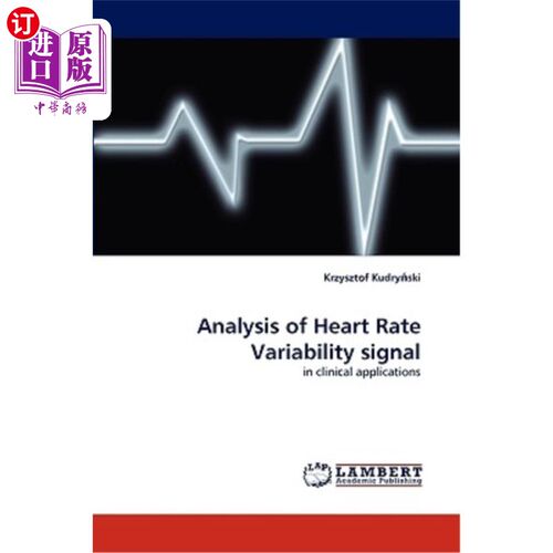 海外直订Analysis of Heart Rate Variability Signal 心率变异信号分析