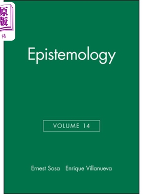 现货 认识论 哲学问题 第14卷 英文原版 Epistemology Philosophical Issues Volume 14 Ernest Sosa【中商原版】