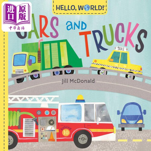 Hello, World! Cars and Trucks 兰登：你好科学小世界：车与卡车 英文原版 进口图书 儿童绘本 幼儿图画书纸板书【中商原版?