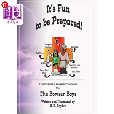 海外直订It's Fun to be Prepared!: A Family's Guide to Emergency Preparedness 做好准备很有趣家庭应急准备指南