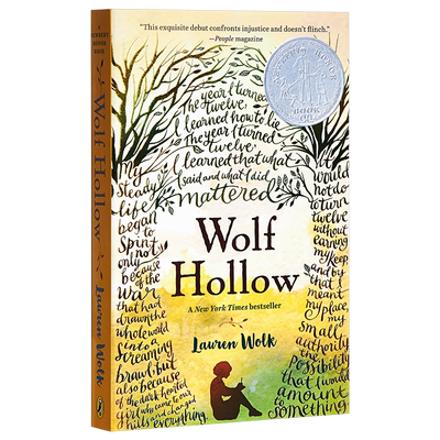 狼洞之夜 Wolf Hollow 2017年纽伯瑞银奖 儿童文学 校园欺凌问题 800L 10-13岁 暑期 英文原版【中商原版】