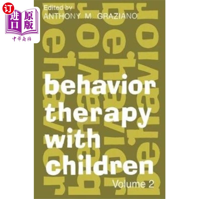 海外直订Behavior Therapy with Children 儿童行为治疗
