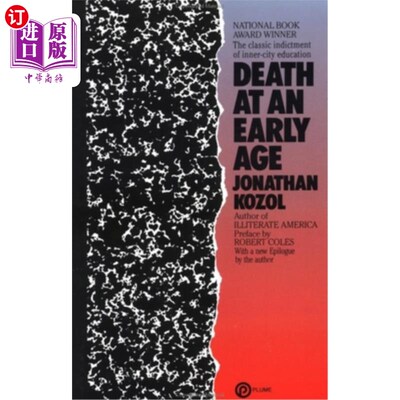 海外直订Death at an Early Age: The Classic Indictment of Inner-City Education (National  《早逝:对城市教育的经典控