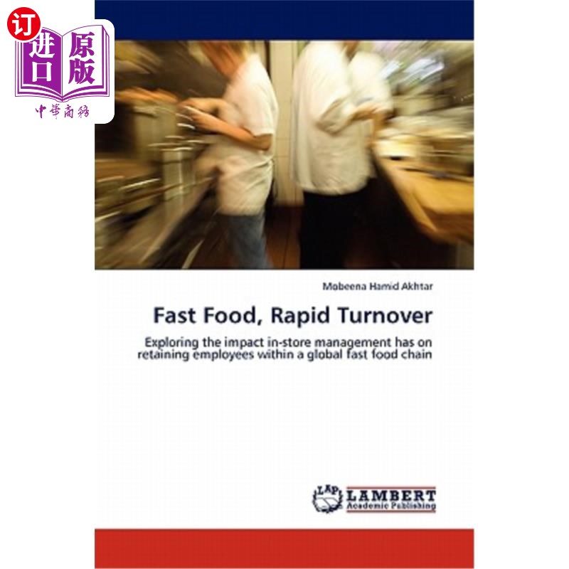 海外直订Fast Food, Rapid Turnover快餐，快速周转