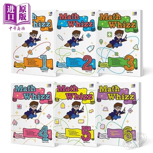 中商原版 小学数学高阶拓展练习 Math Whizz 含答案 数学奇才1 奥林匹克数学竞赛 新加坡教辅 套装 详细题解 6册
