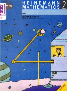 海外直订Heinemann Maths 2 Workbook 4: Addition & Subtrac... 海涅曼数学练习册4:13的加减法，二分和四分之一