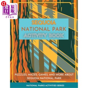 Book Games National Activity 红杉国家公园活动书 海外直订Sequoia Sequo Puzzles Park More and Mazes 谜题 about