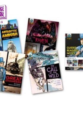 海外直订Project X Origins Graphic Texts: Dark Red+ Book ... 项目X起源图形文本:暗红色+书带，牛津19级:混合包4