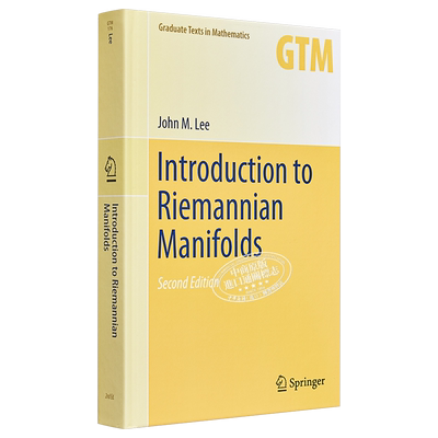 黎曼流形导论 第2版 英文原版 Introduction to Riemannian Manifolds John M Lee【中商原版】