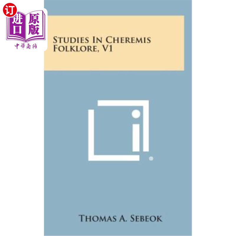 海外直订Studies in Cheremis Folklore, V1 切里斯民俗学研究，V1