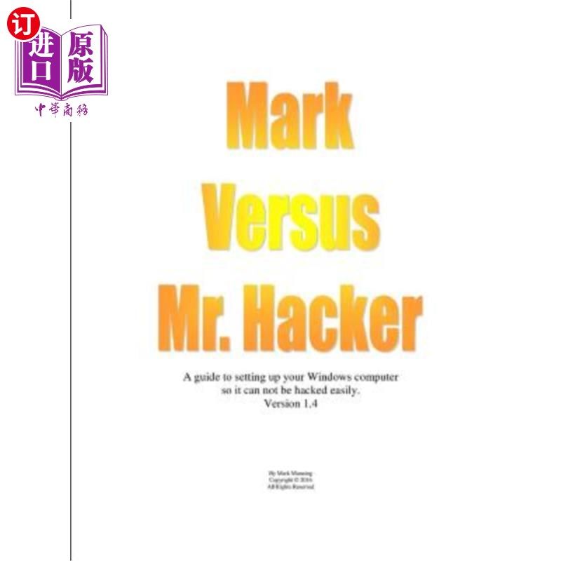 海外直订Mark Versus Mr. Hacker 马克对哈克先生
