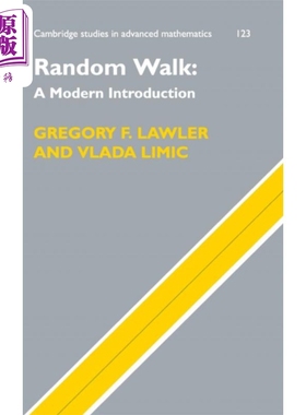 劳勒 随机游走 现代介绍 Random Walk Modern Introduction 英文原版 Gregory F Lawler 概率论 随机变量连续求和【中商原版?