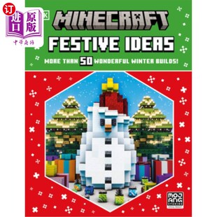 Winter Festive 海外直订Minecraft Builds 冬季 More 世界节日创意：超过50个精彩 Ideas 建筑 Than 我 Wonderful