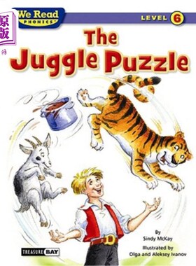 海外直订The Juggle Puzzle (We Read Phonics - Level 6) 变戏法拼图（我们读语音-第6级）